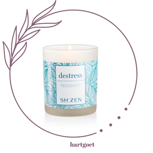 Sh'Zen Destress Luxury Soy Massage Candle