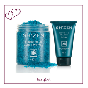 Sh'Zen Destress Gift Set - Sh'Zen Destressing Bath Crystals & Treatment Cream