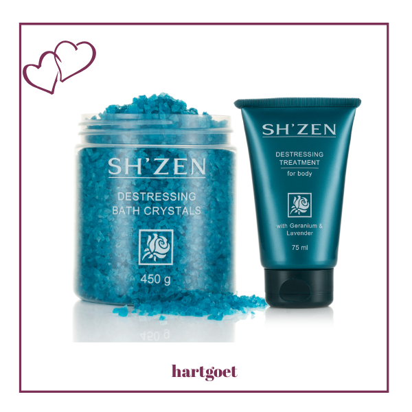 Sh'Zen Destress Gift Set - Sh'Zen Destressing Bath Crystals & Treatment Cream