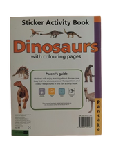 Load image into Gallery viewer, Dinosaurs Sticker Activity Book
