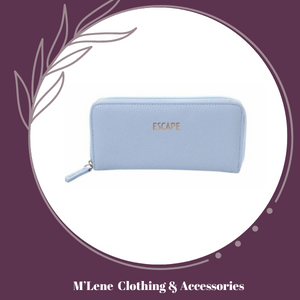 Escape One Zip Wallet - Light Blue