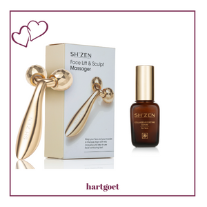 Sh'Zen Face Lift & Sculpt Massager & Collagen Boosting Serum