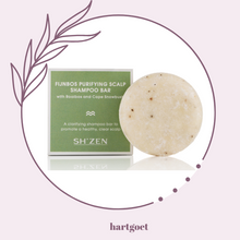 Load image into Gallery viewer, Sh&#39;Zen Fijnbos Purifying Scalp Shampoo Bar (60g)
