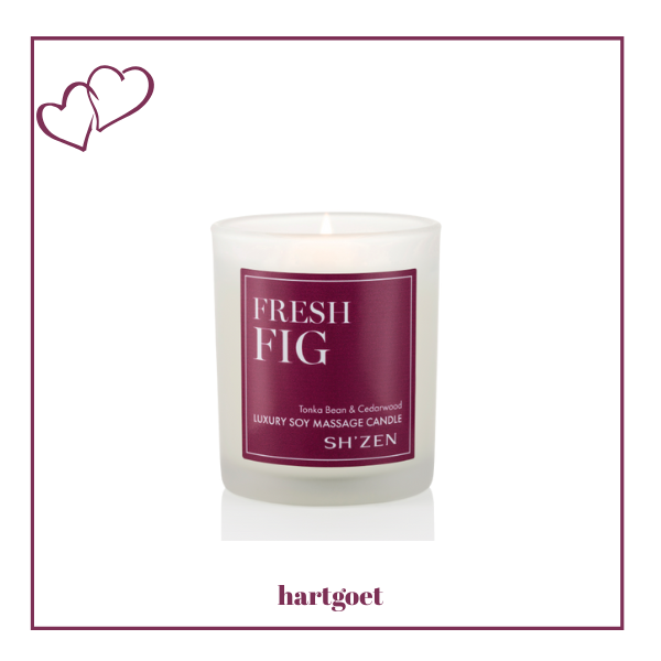 Sh'Zen Fresh Fig Luxury Soy Massage Candle