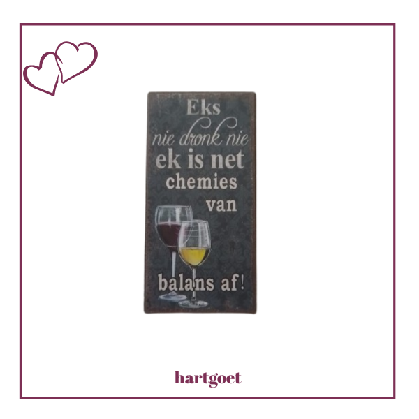 Fridge magnet - Eks nie dronk nie