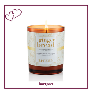 Sh'Zen Ginger Bread Luxury Soy Massage Candle