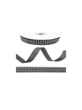 Load image into Gallery viewer, Gingham Ribbon - Black &amp; White
