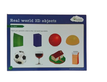 Load image into Gallery viewer, Example of one of the Greenbean Geometric Solids acitivy cards
