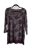 Load image into Gallery viewer, Grey &amp; Purple Dress, Skirt, Leggings &amp; Jacket - L
