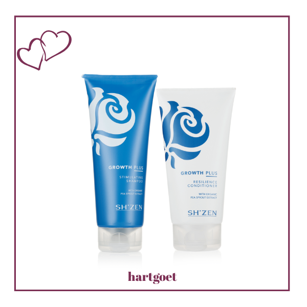 Sh'Zen Growth Plus Stimulating Shampoo (200ml) & Resilience Conditioner (125ml)