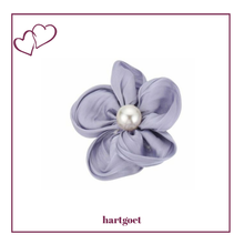 Load image into Gallery viewer, Hair Clip - Fabric Flower - Light Purple

