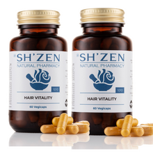 Load image into Gallery viewer, Sh&#39;Zen Hair Vitality vegicaps (2 x 60)
