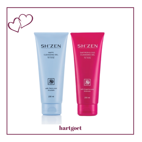 Sh'Zen Happi & Saffron Oud Cleansing Gels