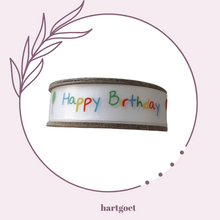 Load image into Gallery viewer, Printed Ribbon - Happy Birthday
