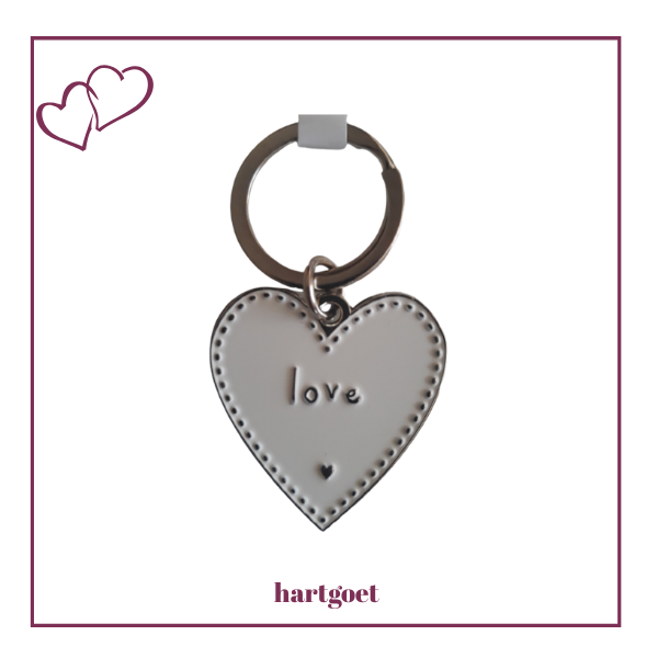 Enamel Keyring - Love