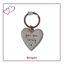 Load image into Gallery viewer, Enamel Keyring - You Are Lovely
