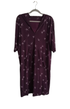 Load image into Gallery viewer, Hooded Dress &amp; Shift Dress - Purple - L
