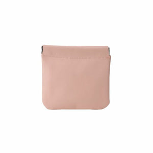 Imitation Leather Pod Pouch - Pink