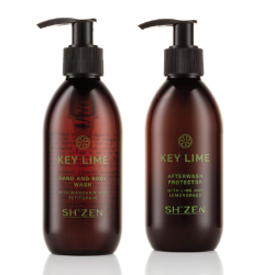 Sh'Zen Key Lime Hand and Body Wash & Afterwash Protector