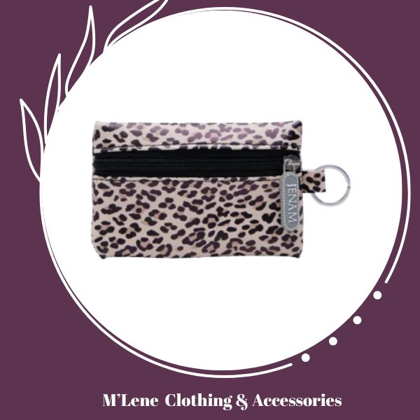 Keyring Purse - Leopard Print