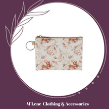 Load image into Gallery viewer, Keyring Purse - Pink Peonies
