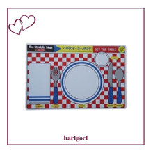 Load image into Gallery viewer, Melissa &amp; Doug - Colour-a-Mat - Set the table
