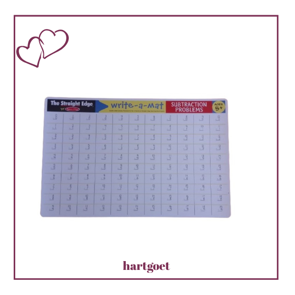 Melissa & Doug - Learning Mat - Subtraction Problems