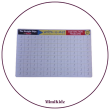 Load image into Gallery viewer, Melissa &amp; Doug - Learning Mat - Subtraction Problems
