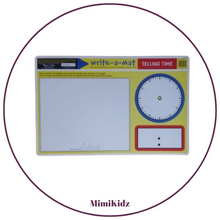 Load image into Gallery viewer, Melissa &amp; Doug - Learning Mat - Telling time
