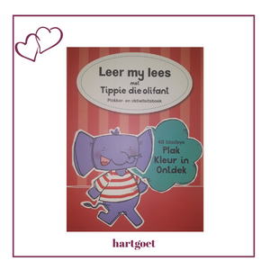 Leer my lees met Tippie die olifant - plakker- en aktiwiteitsboek
