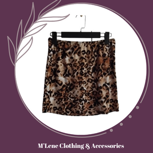Hip Skirt -  Leopard Print