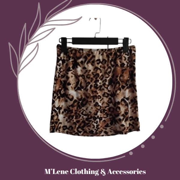 Hip Skirt -  Leopard Print