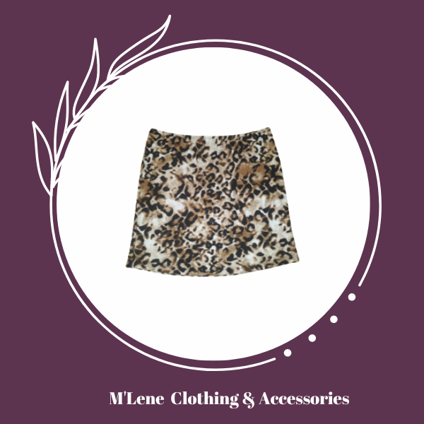 Hip Skirt -  Leopard Print