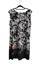 Sleeveless dress - When words fail, music speaks - XL