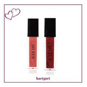 Sh'Zen Lip Gloss - Peach Blossom & Rose Noir