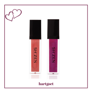 Sh'Zen Lip Gloss - Peach Blossom & Sheer Orchid