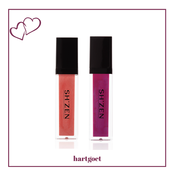 Sh'Zen Lip Gloss - Peach Blossom & Sheer Orchid