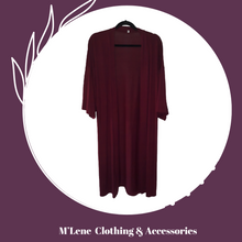 Load image into Gallery viewer, Long jacket - maroon
