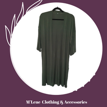 Load image into Gallery viewer, Long jacket - military green
