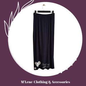 Long Navy Skirt