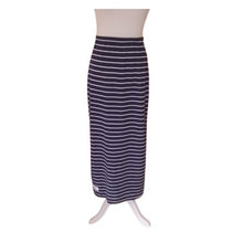 Load image into Gallery viewer, Long Skirt - Navy &amp; White
