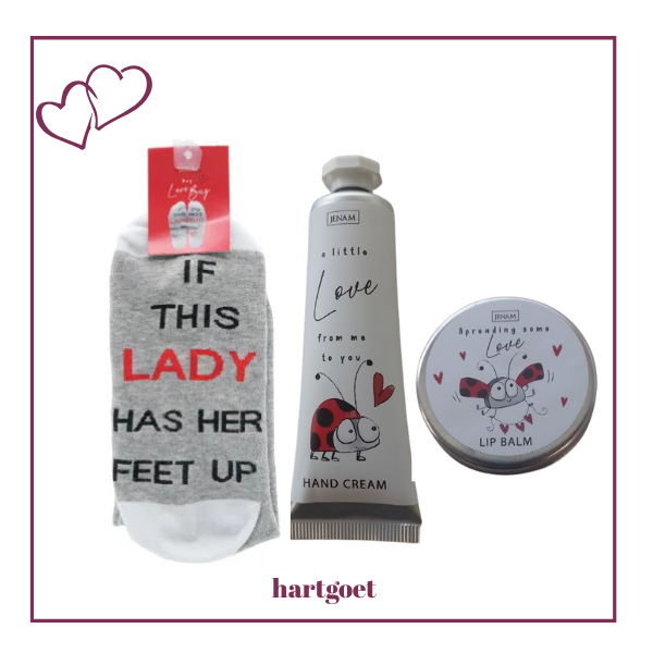 Love Bug socks & Handcream & Lip Balm