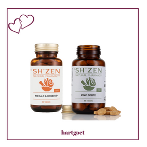Sh'Zen Mega-C & Rosehip and Sh'Zen Zinc Forte