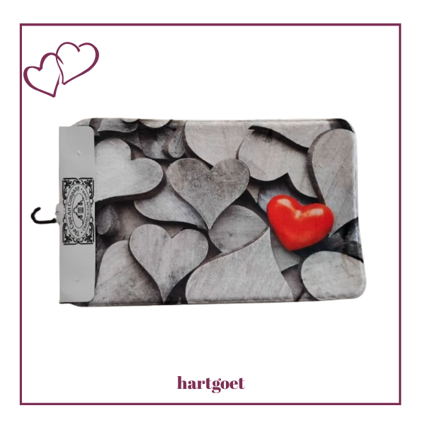 Memory Foam Bath Mat - Hearts
