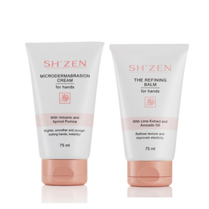 Sh'Zen Microdermabrasion Cream & Refining balm for hands