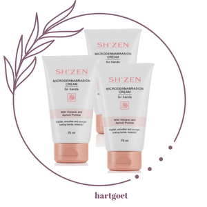 Sh'Zen Microdermabrasion Cream for hands (3 x 75ml)