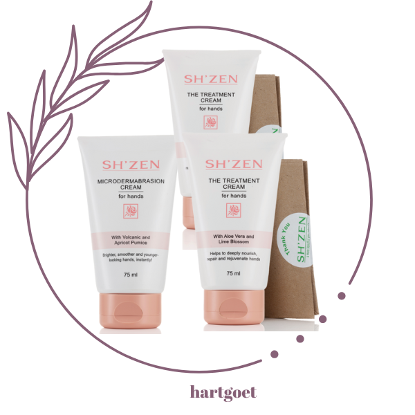 Sh'Zen Microdermabrasion Cream (75ml) & Treatment Cream (2 x 75ml) for hands