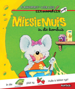 Miesiemuis in die kombuis plakkerboek