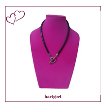 Load image into Gallery viewer, Miglio Black Leather Necklace
