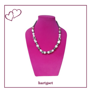 Miglio Pearl & Crystal Necklace